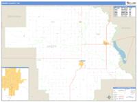 Greer County, OK Wall Map Zip Code