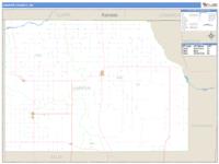 Harper County, OK Wall Map Zip Code