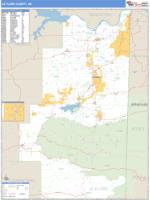 Le Flore County, OK Wall Map