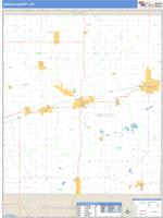 Lincoln County, OK Wall Map Zip Code