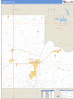 Logan County, OK Wall Map Zip Code