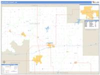 Okfuskee County, OK Wall Map Zip Code