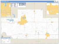 Payne County, OK Wall Map Zip Code
