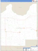 Roger Mills County, OK Wall Map Zip Code