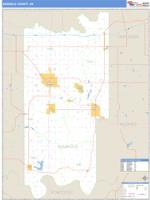 Seminole County, OK Wall Map