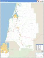 Coos County, OR Wall Map Zip Code