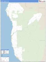 Curry County, OR Wall Map Zip Code