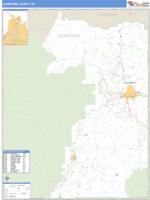Josephine County, OR Wall Map Zip Code