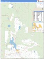 Klamath County, OR Wall Map Zip Code