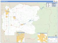 Linn County, OR Wall Map Zip Code