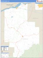 Morrow County, OR Wall Map Zip Code