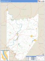 Armstrong County, PA Wall Map Zip Code