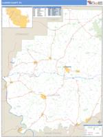 Clarion County, PA Wall Map Zip Code