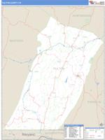 Fulton County, PA Wall Map Zip Code