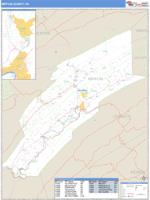 Mifflin County, PA Wall Map Zip Code