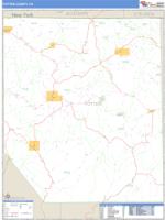 Potter County, PA Wall Map Zip Code