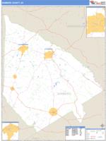 Bamberg County, SC Wall Map Zip Code