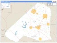 Barnwell County, SC Wall Map Zip Code