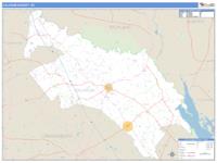 Calhoun County, SC Wall Map Zip Code
