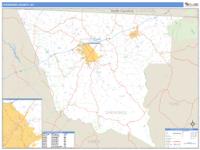 Cherokee County, SC Wall Map