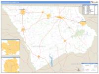 Chesterfield County, SC Wall Map Zip Code