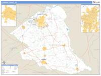 Florence County, SC Wall Map Zip Code