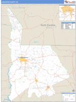 Lancaster County, SC Wall Map Zip Code