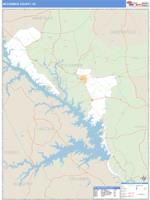 McCormick County, SC Wall Map Zip Code