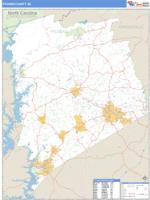 Pickens County, SC Wall Map Zip Code