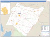 Williamsburg County, SC Wall Map Zip Code