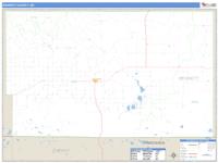 Bennett County, SD Wall Map Zip Code