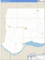 Bon Homme County, SD Wall Map Zip Code