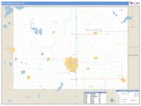 Brookings County, SD Wall Map Zip Code