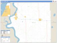 Brule County, SD Wall Map Zip Code