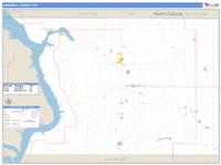Campbell County, SD Wall Map Zip Code