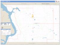 Campbell County, SD Wall Map