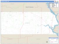 Corson County, SD Wall Map