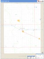 Hanson County, SD Wall Map Zip Code