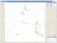 Harding County, SD Wall Map Zip Code