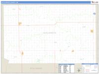 Hutchinson County, SD Wall Map Zip Code