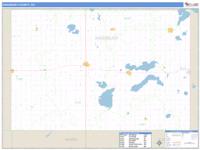 Kingsbury County, SD Wall Map Zip Code