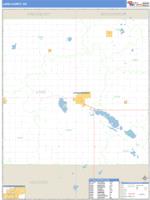 Lake County, SD Wall Map Zip Code
