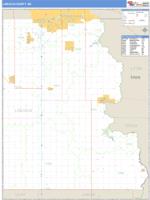 Lincoln County, SD Wall Map Zip Code