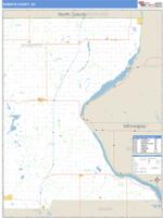 Roberts County, SD Wall Map Zip Code