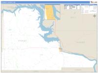 Stanley County, SD Wall Map Zip Code