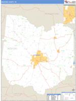 Bedford County, TN Wall Map Zip Code
