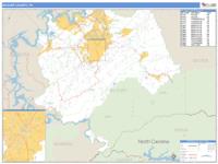 Blount County, TN Wall Map Zip Code