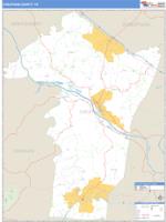 Cheatham County, TN Wall Map Zip Code