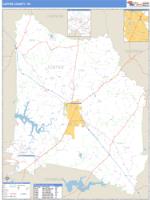 Coffee County, TN Wall Map Zip Code