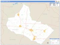Crockett County, TN Wall Map